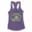 Straight Outta Tambaram Women's Racerback Tank in Solid Purple Rush Color